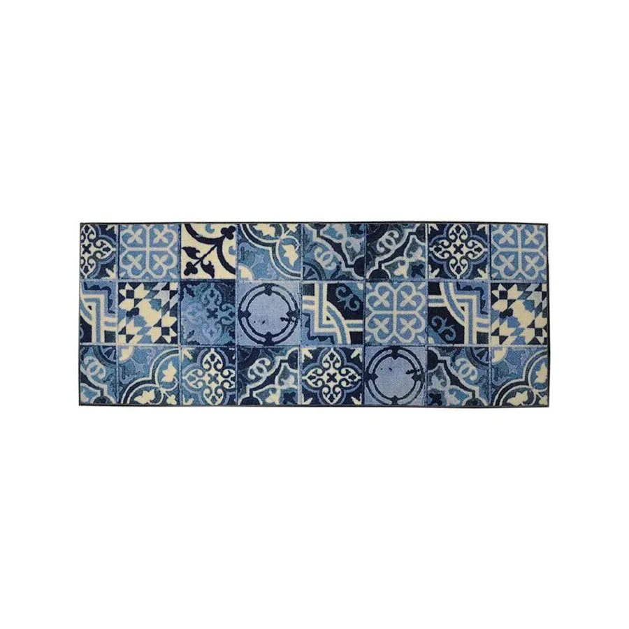 Alfombra de cocina Baldosas Azul