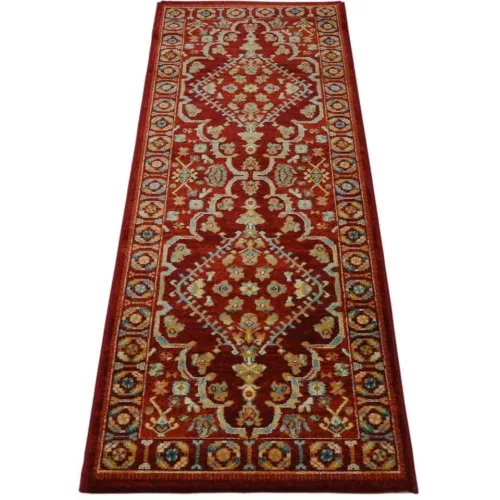 Alfombra Pasillo Native 200 Greca Rojo