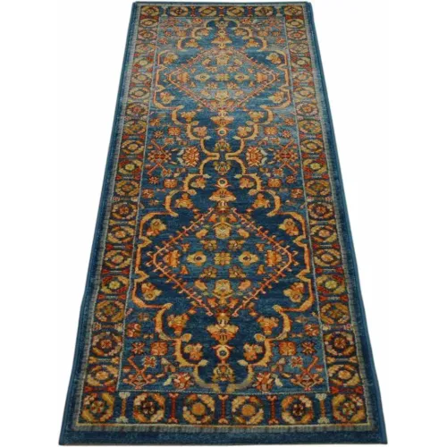 Alfombra Pasillo Native 200 Greca Azul