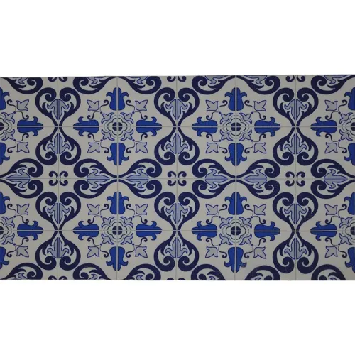 Alfombra textil Azul