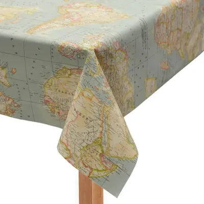 Mantel al corte Mapamundi