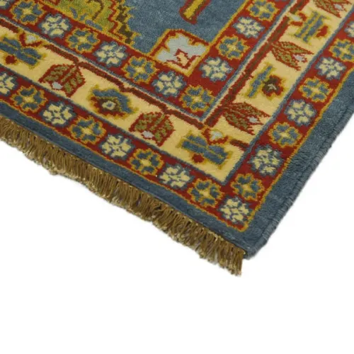 Alfombra de Lana Pashmina Azul