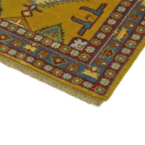Alfombra de Lana Pashmina Amarilla