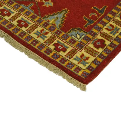 Alfombra de Lana Pashmina Roja