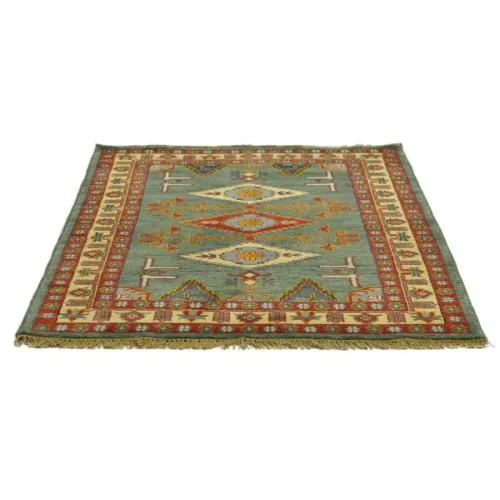 Alfombra de Lana Pashmina Verde