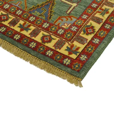 Alfombra de Lana Pashmina Verde