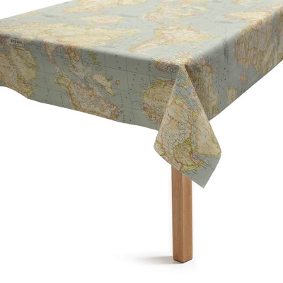 Mantel al corte Mapamundi