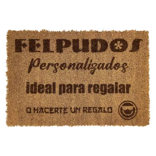 Felpudo de coco laser personalizado