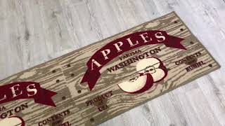 Alfombra de cocina Apples